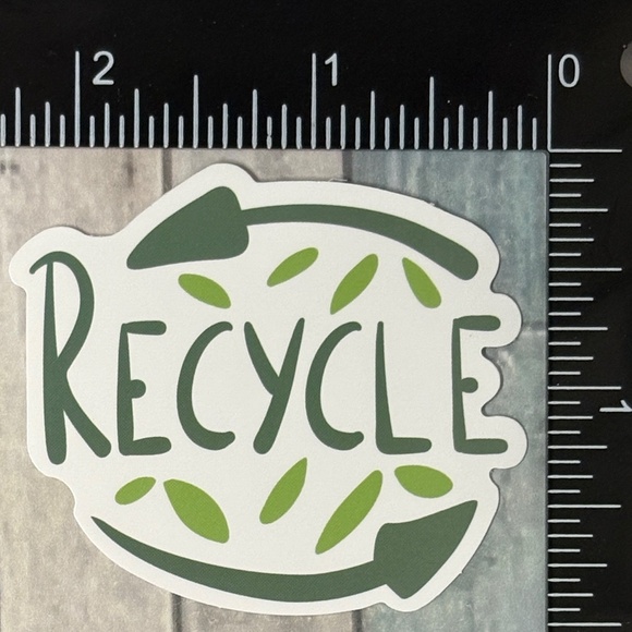 🌀10/$10🌀 Protect The Earth Environment Green Reusable Waterproof Vinyl Sticker - Picture 1 of 1